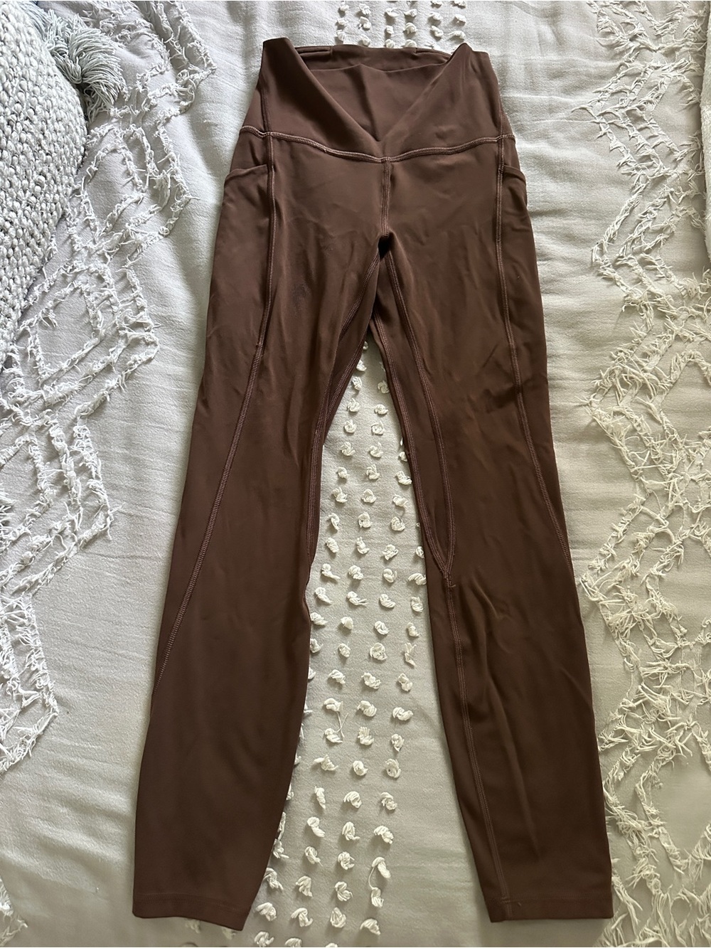 lululemon athletica Brown High-Rise Capri Leggings